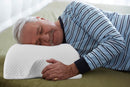 Arm Pillow    ofrece un soporte adaptable que mantiene su frescura toda la noche.